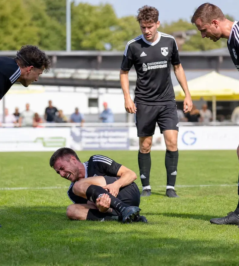 Jucător de fotbal accidentat