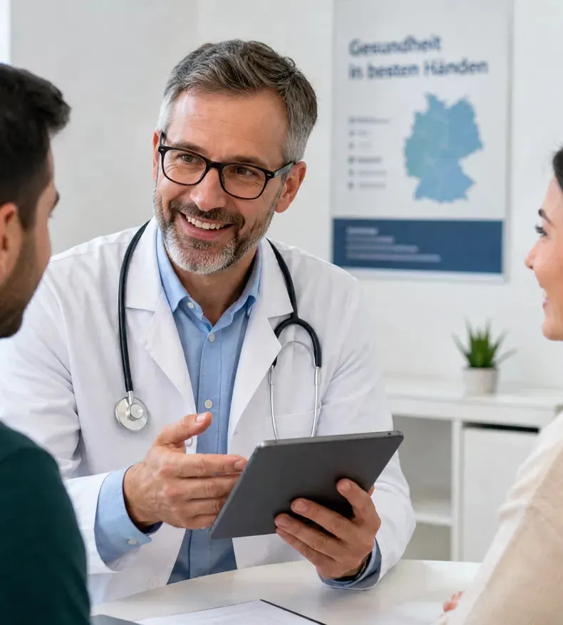 Consultație la medic